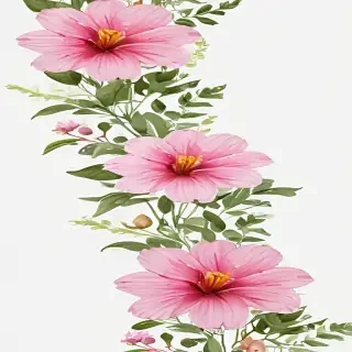 png border flower