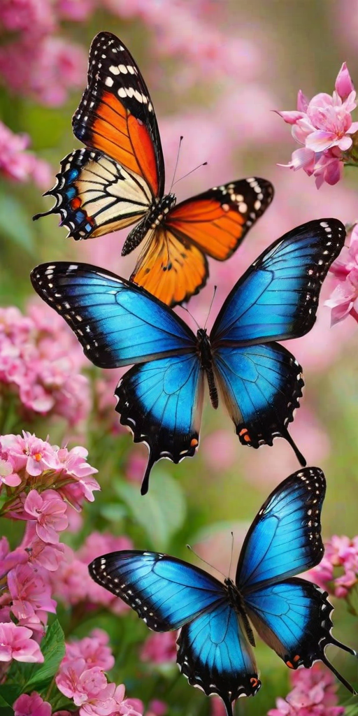 beautiful butterflies wallpaper