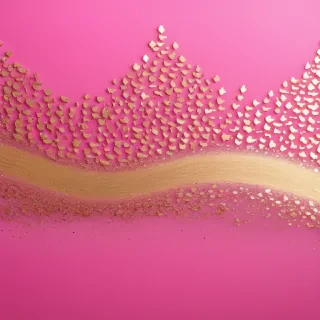 pink and gold background