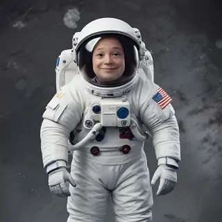 astronaut cartoon