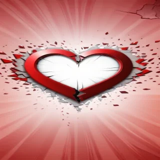 broken heart background