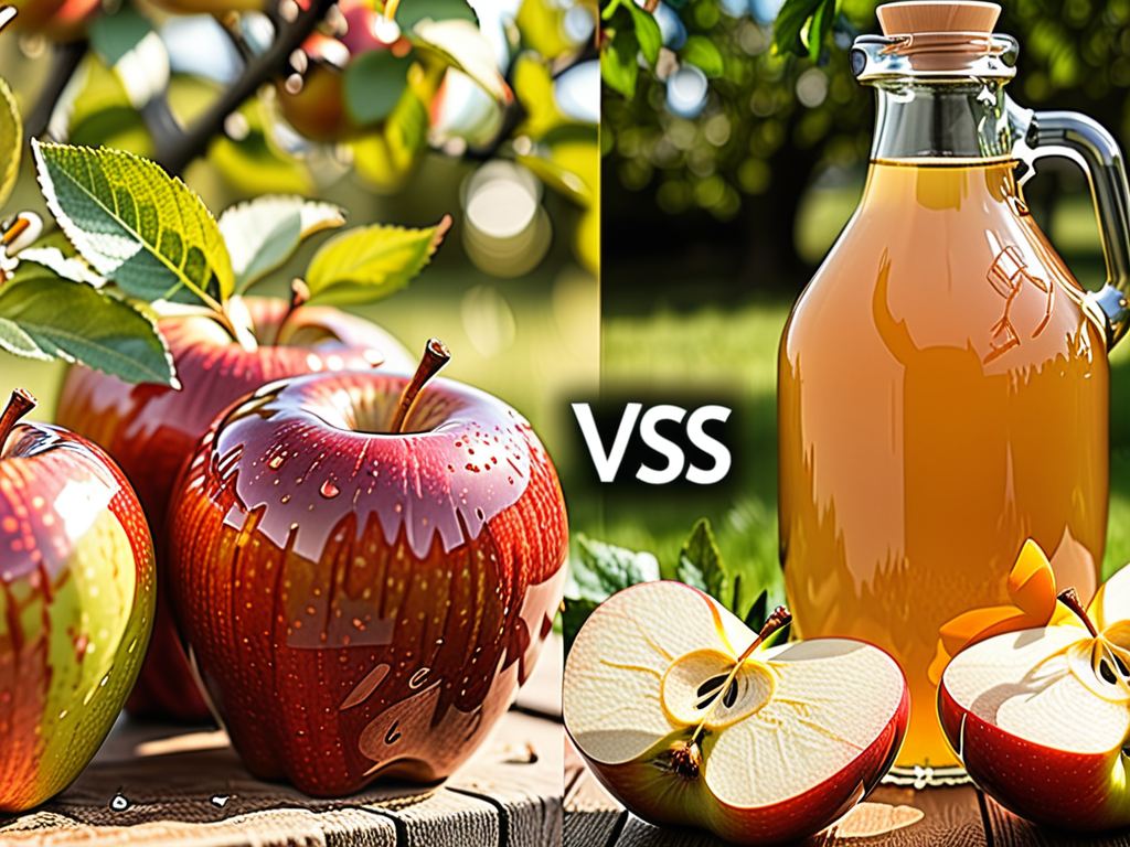 apple cider vinegar vs apple