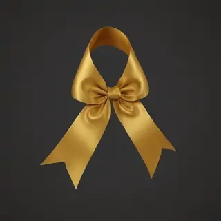 gold ribbon png