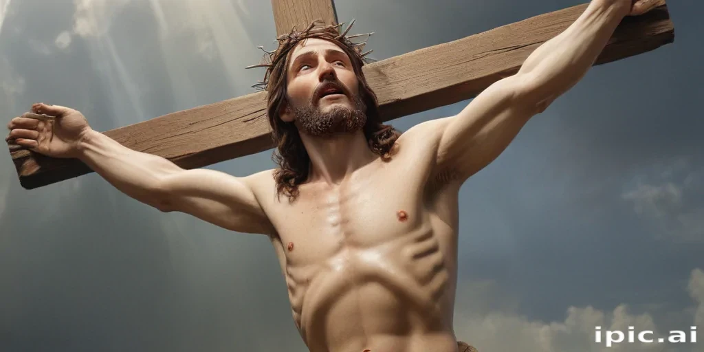picture of jesus on cross