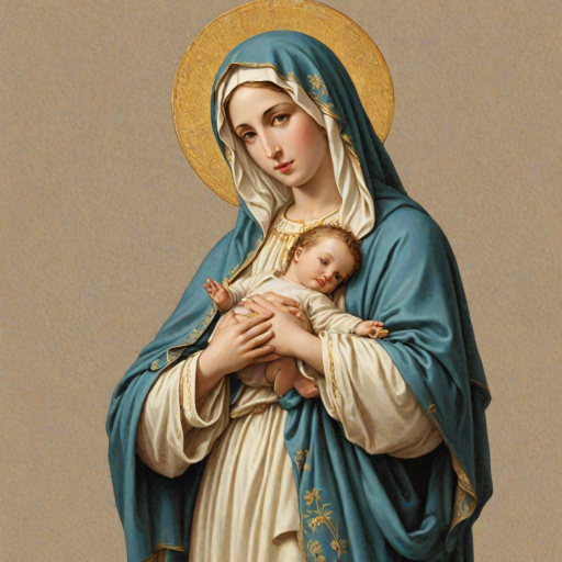 virgin mary clipart