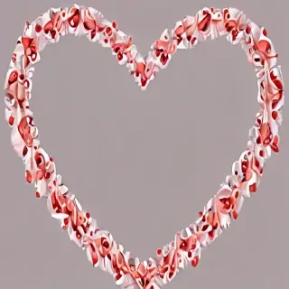 heart border png aesthetic