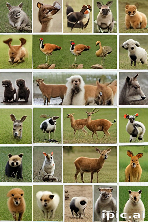 A Diverse Collection of Adorable Animals in Their Natural Habitats.