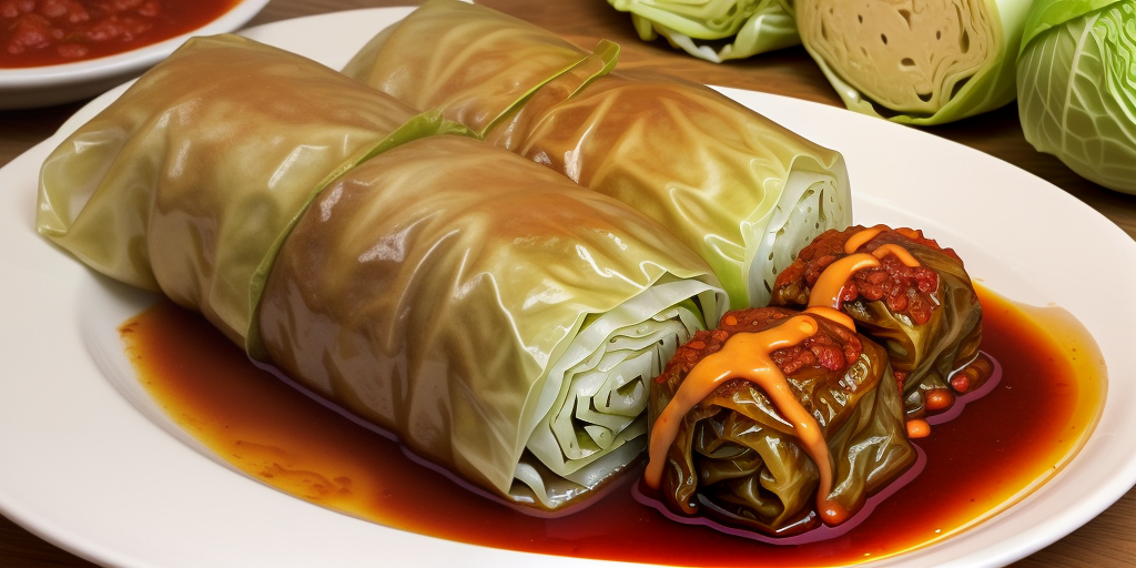 what goes with cabbage rolls
