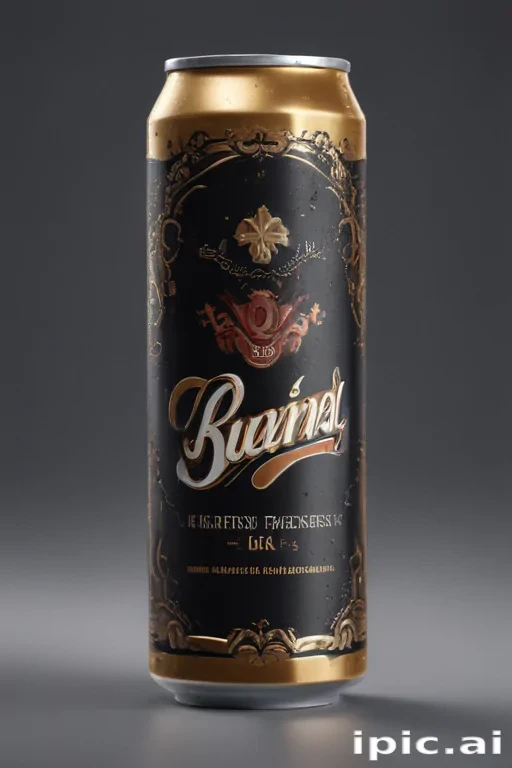 beer can mockup