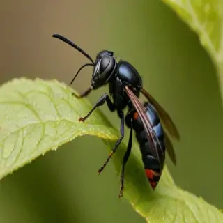 black wasp