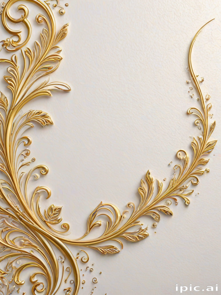 elegant white and gold background