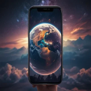 iphone universe wallpaper