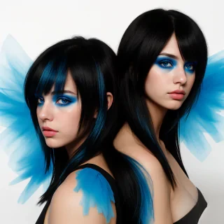 black and blue bg