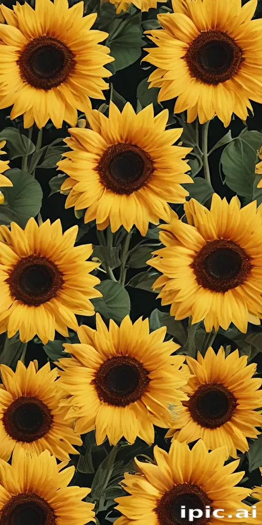sunflower backgrounds aesthetic