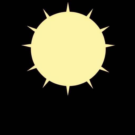sun clipart no background