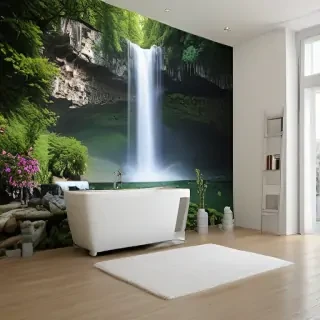 water fall wall paper