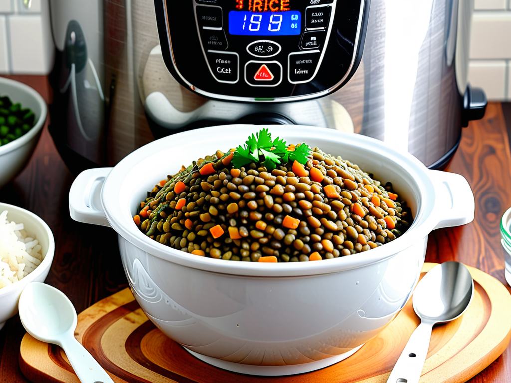 cook lentils in a rice cooker