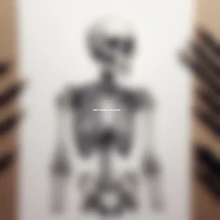 creative skeleton drawings