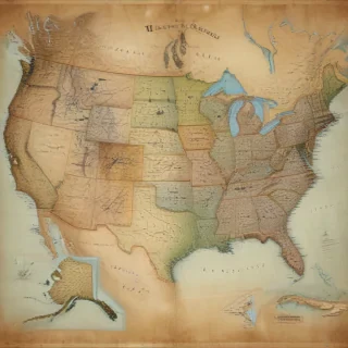 map of the united states of america