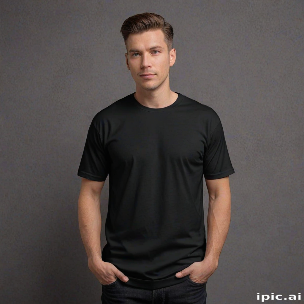 black mockup t shirt