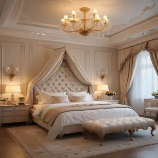 background of a bedroom