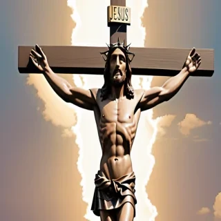 picture of jesus on the cross