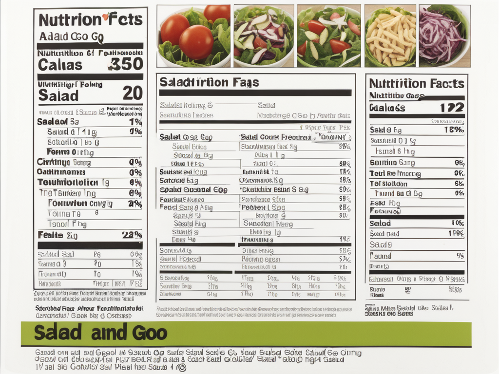 salad and go nutrition information