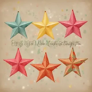 christmas stars clipart