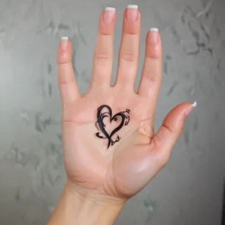 i love you sign language tattoo