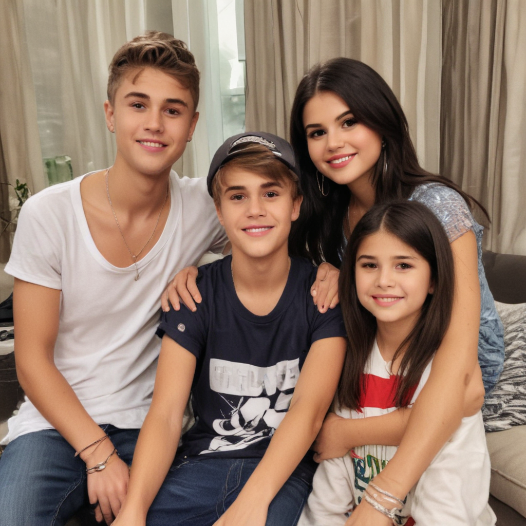 selena gomez and justin bieber family