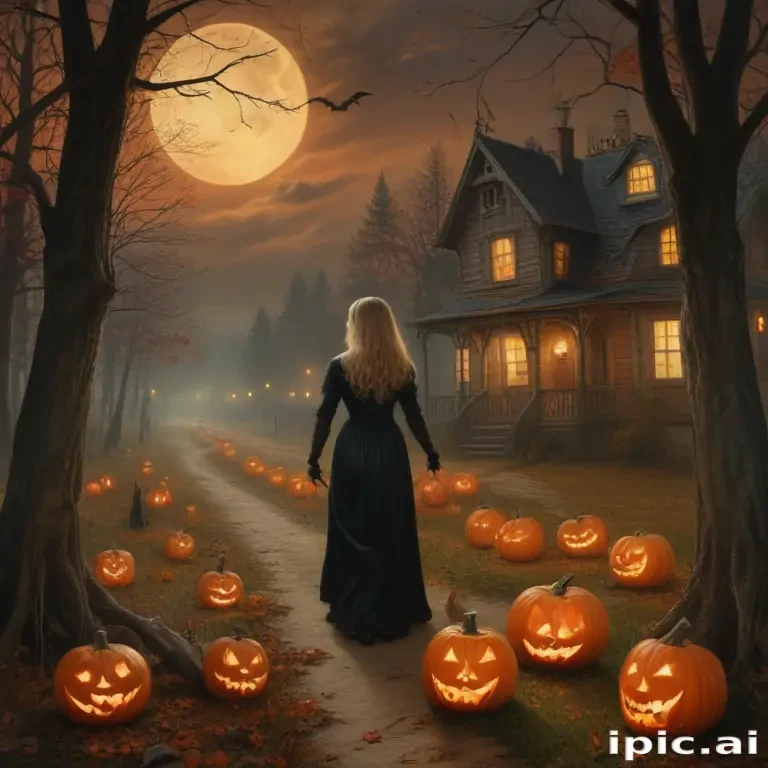 public domain vintage halloween art