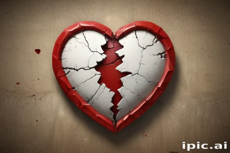 broken heart background