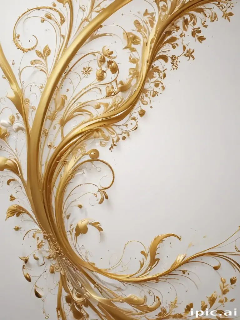 elegant white and gold background