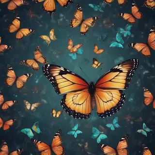 butterfly backround