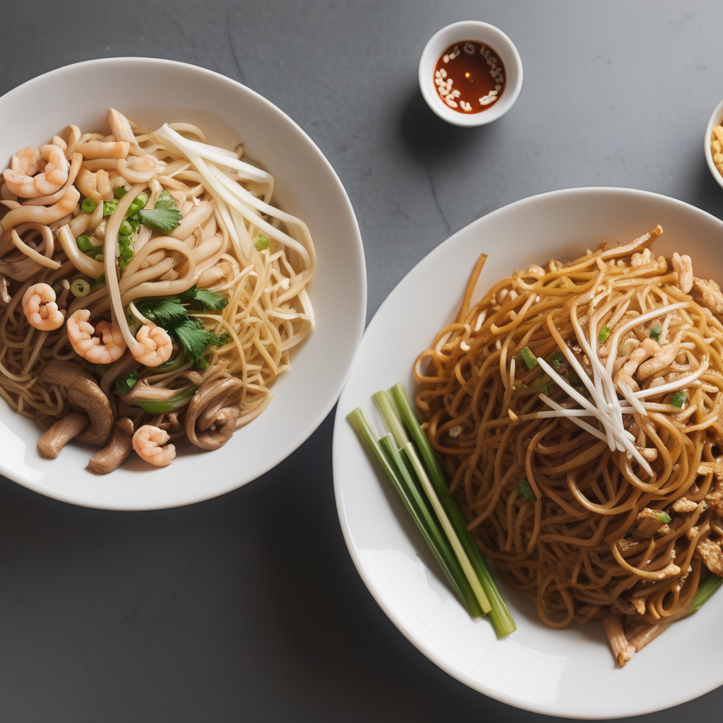 lo mein vs pad thai