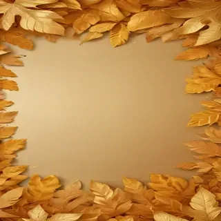 golden leaves background