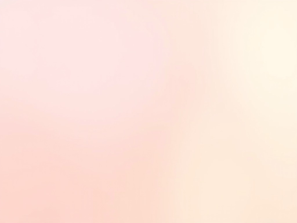 Create a soft gradient background transitioning from pale pink at the center to creamy beige at the edges with a smooth and even blend.