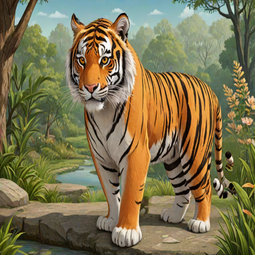 tiger cartoon tiger