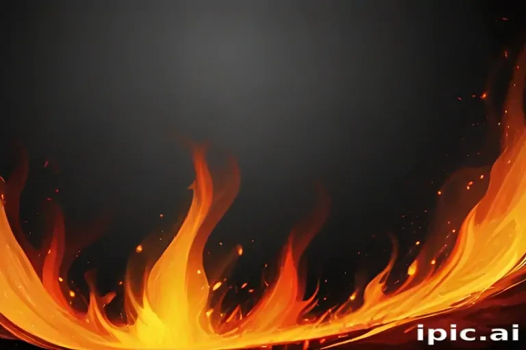 background with fire