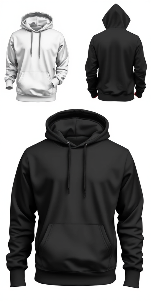 black hoodie mockup png