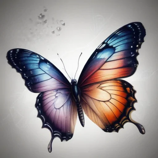 picture of butterfly drawing