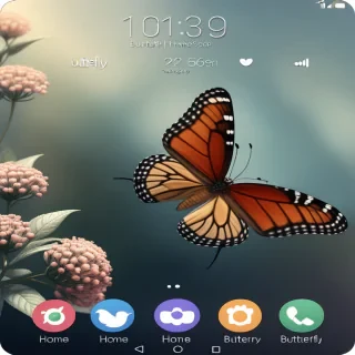 butterfly home screen