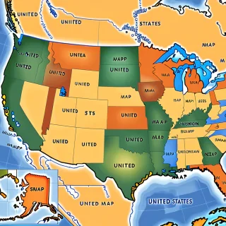 united states map