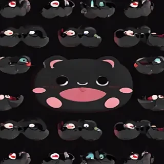 cute black iphone wallpaper