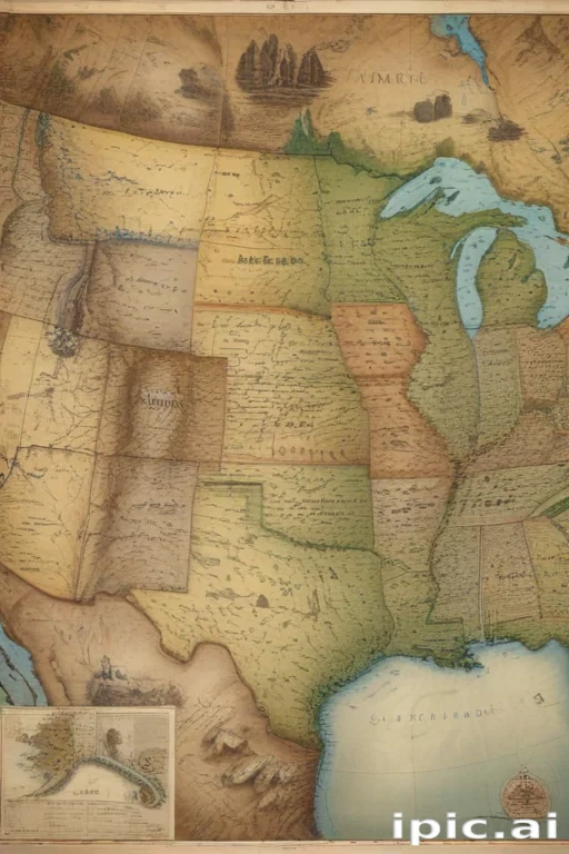 map of the united states of america