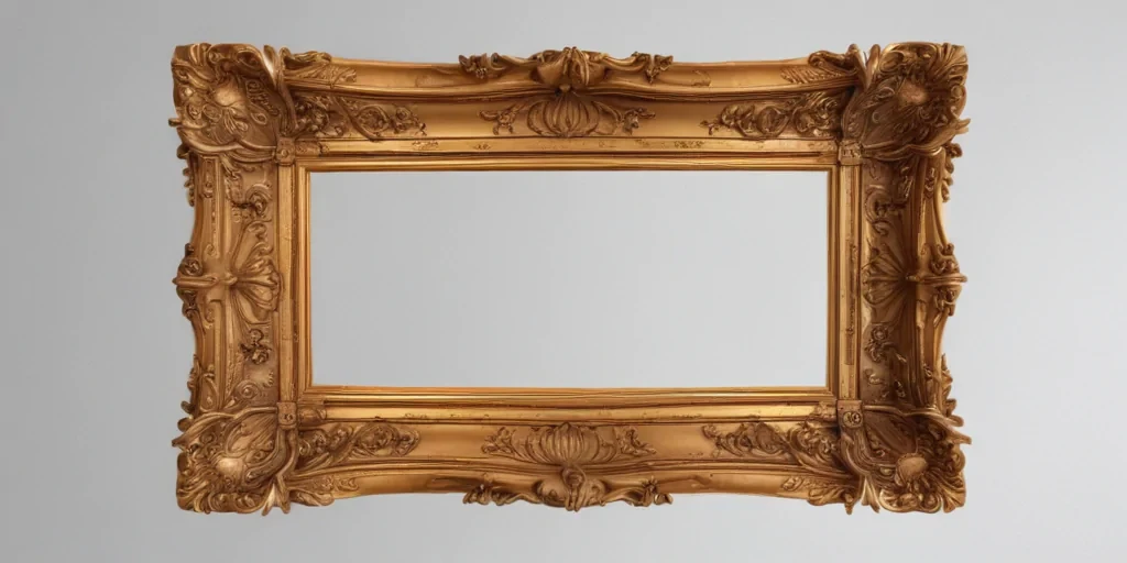 gold frame png transparent