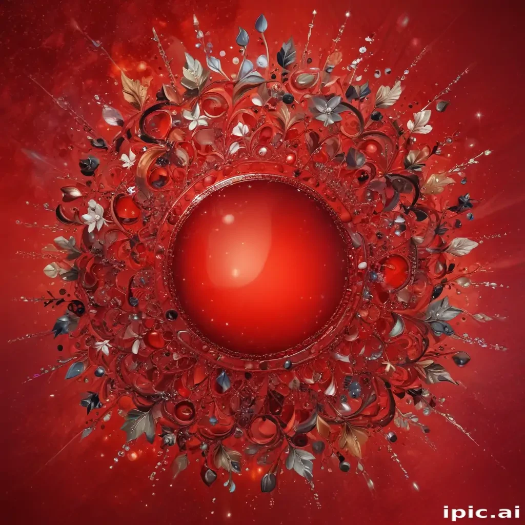 sparkly red background