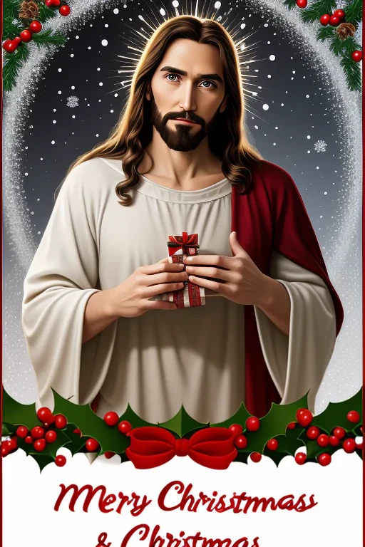 merry christmas jesus image