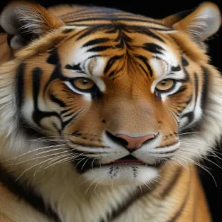 tiger transparent