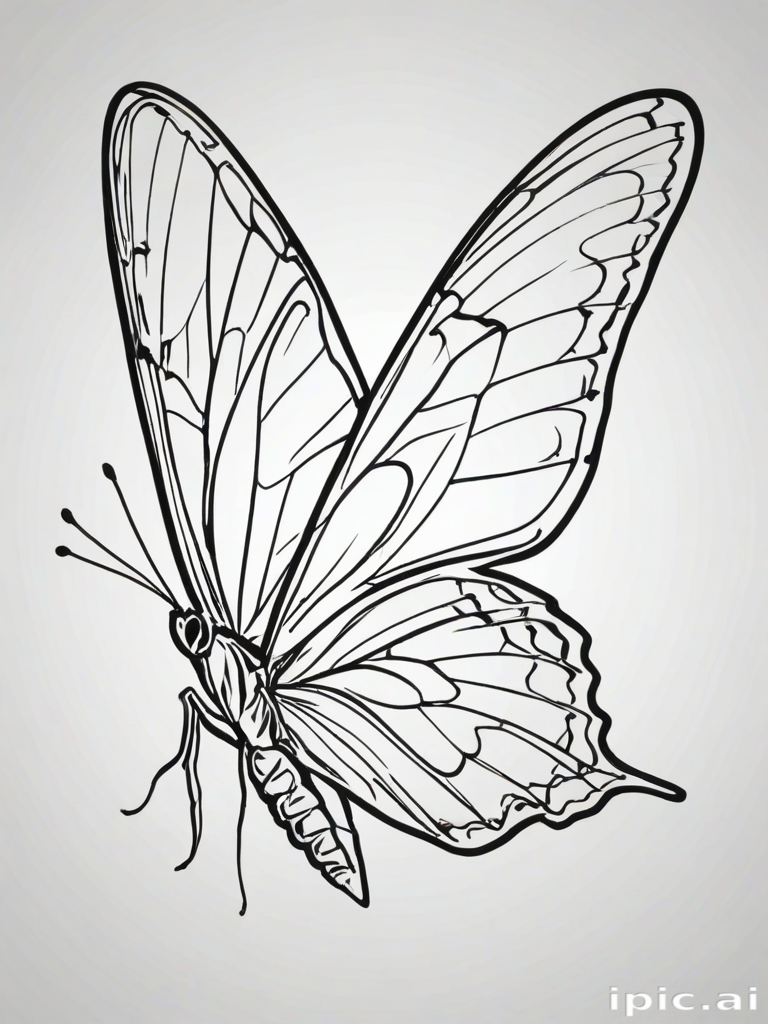 butterfly png outline